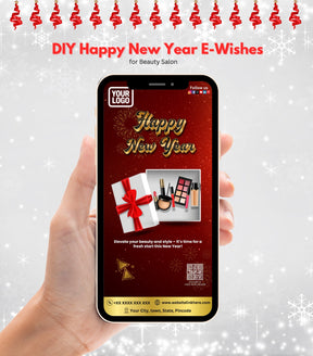 DIY Happy New Year Wishes for Beauty Salon 