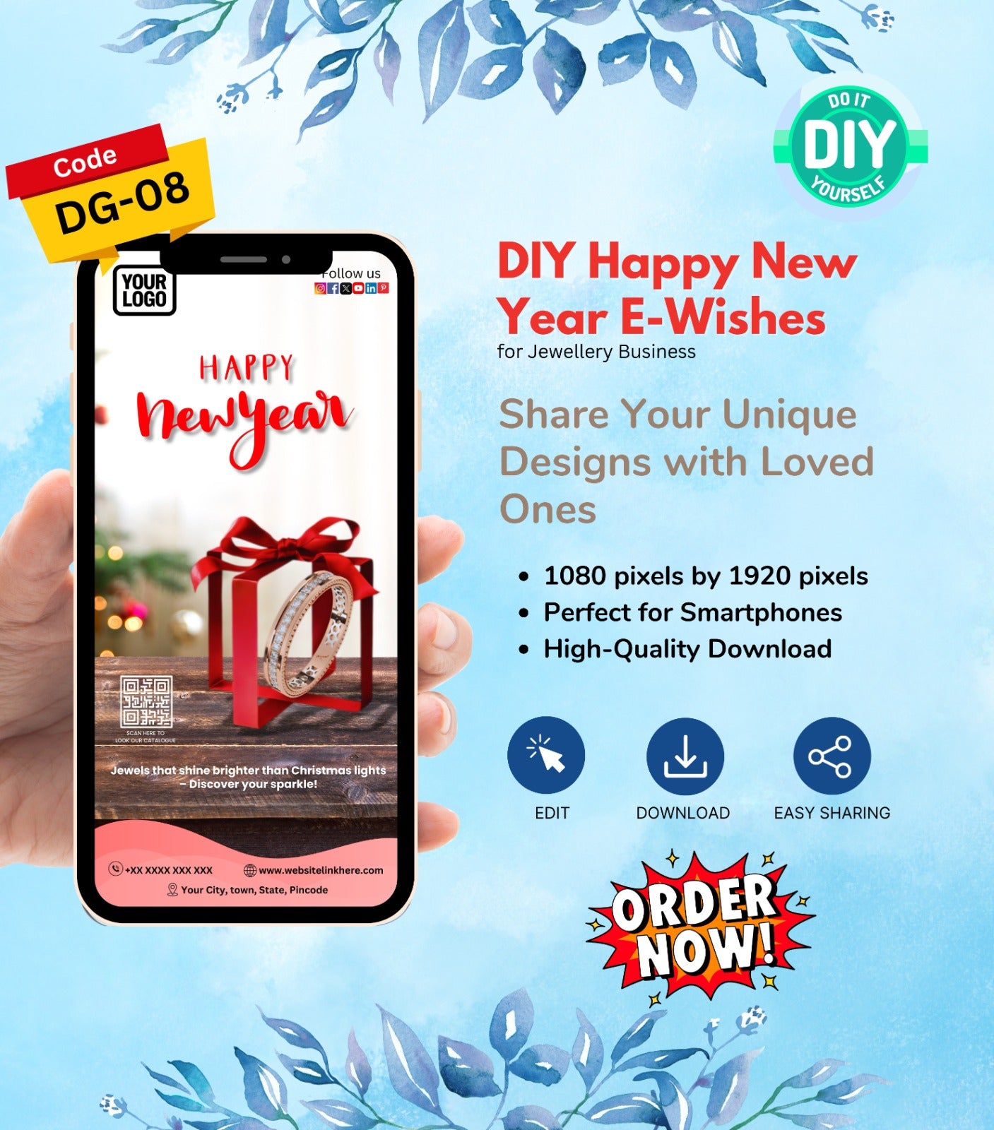 DIY Happy New Year Wishes for Jewellery Business