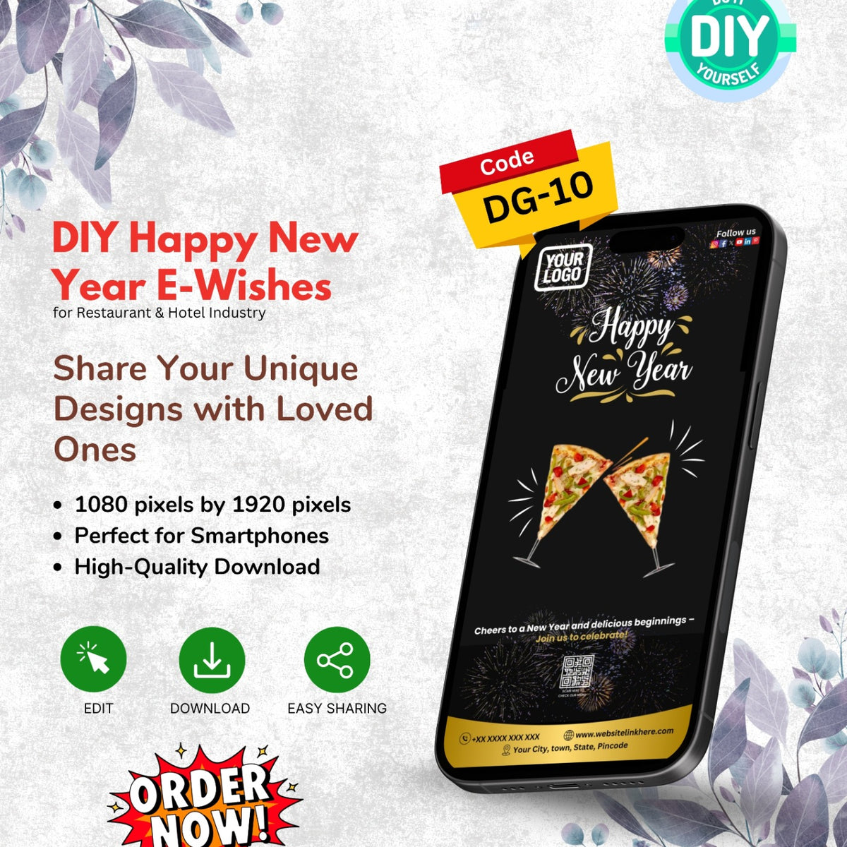 DIY Happy New Year Wishes for Restaurant & Hotel Industry - Festive ...