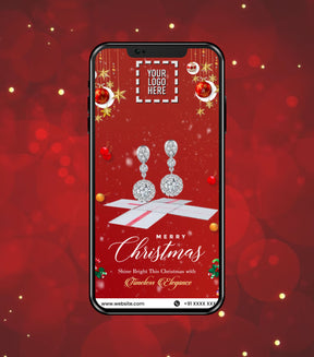 DIY Motion Graphic Merry Christmas Wishes for Jewellery Brand | FW-1005