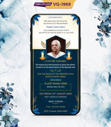 Death Announcement Card Online 