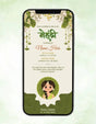 Digital Mehndi Ceremony Invitation Card