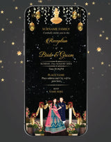 Digital Reception Invitation Card