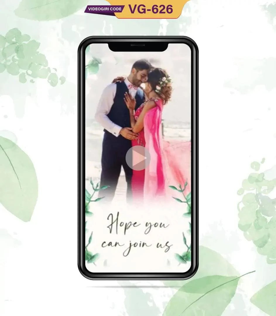 Digital Save The Date Wedding Invite