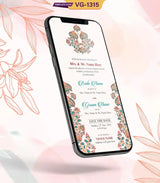 Digital Wedding Invitation Card | VG-1315