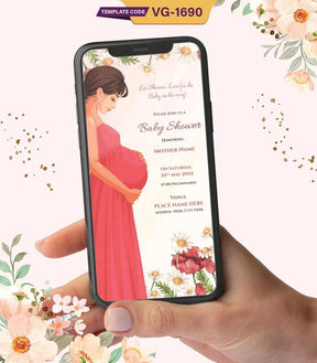 Digital Baby Shower Invitation