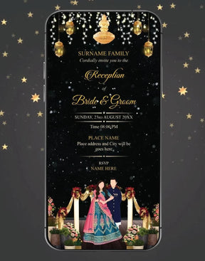 Digital Reception Invitation 