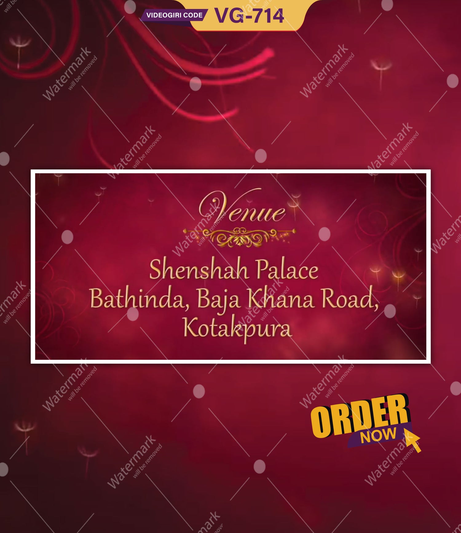 Digital Wedding Invitation Video In Royal Look With Ganesh Ji