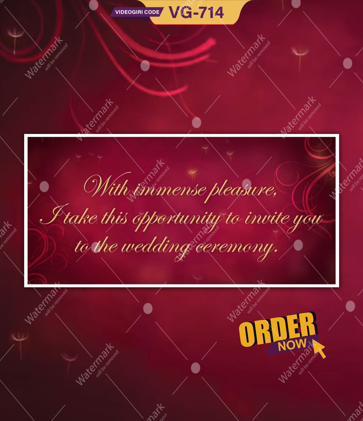 Digital Wedding Invitation Video In Royal Look With Ganesh Ji