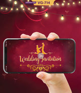 Digital Wedding Invitation Video in Royal Look