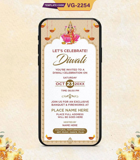 Diwali Invitation Card