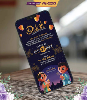 Diwali Festival Celebration Invitation