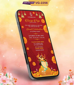 Durga Puja Invitation