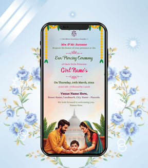 Ear Piercing Invitation