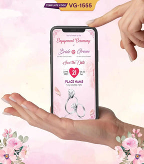 Elegant Engagement Invitation