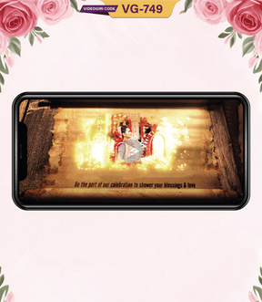 Engagement Invitation Video Epic Scroll Parchment Theme