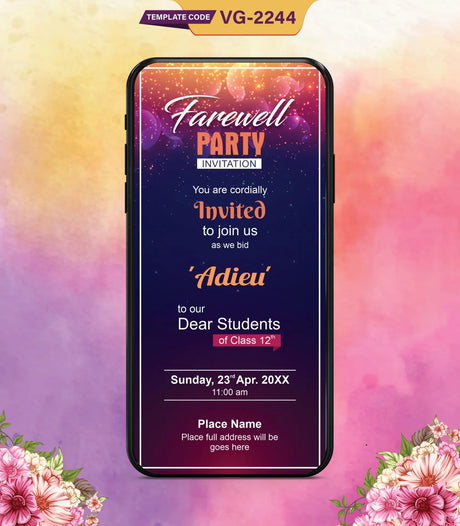 Farewell Invitations | VG-2244