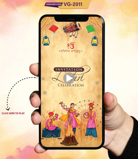 First Lohri Celebration Invitation Video