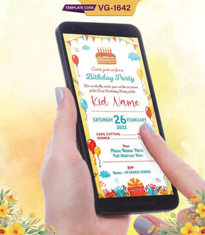 First Birthday Invitation