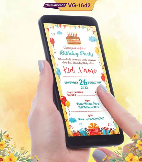 First Birthday Invitation