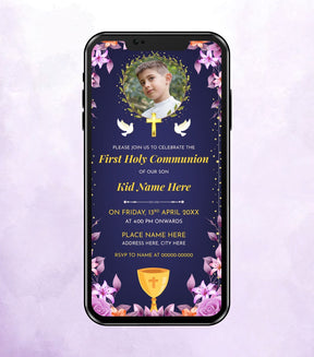 First Holy Communion Invitation