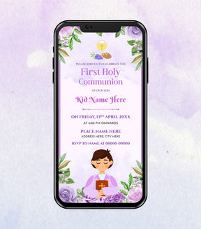 First Holy Communion Invitation