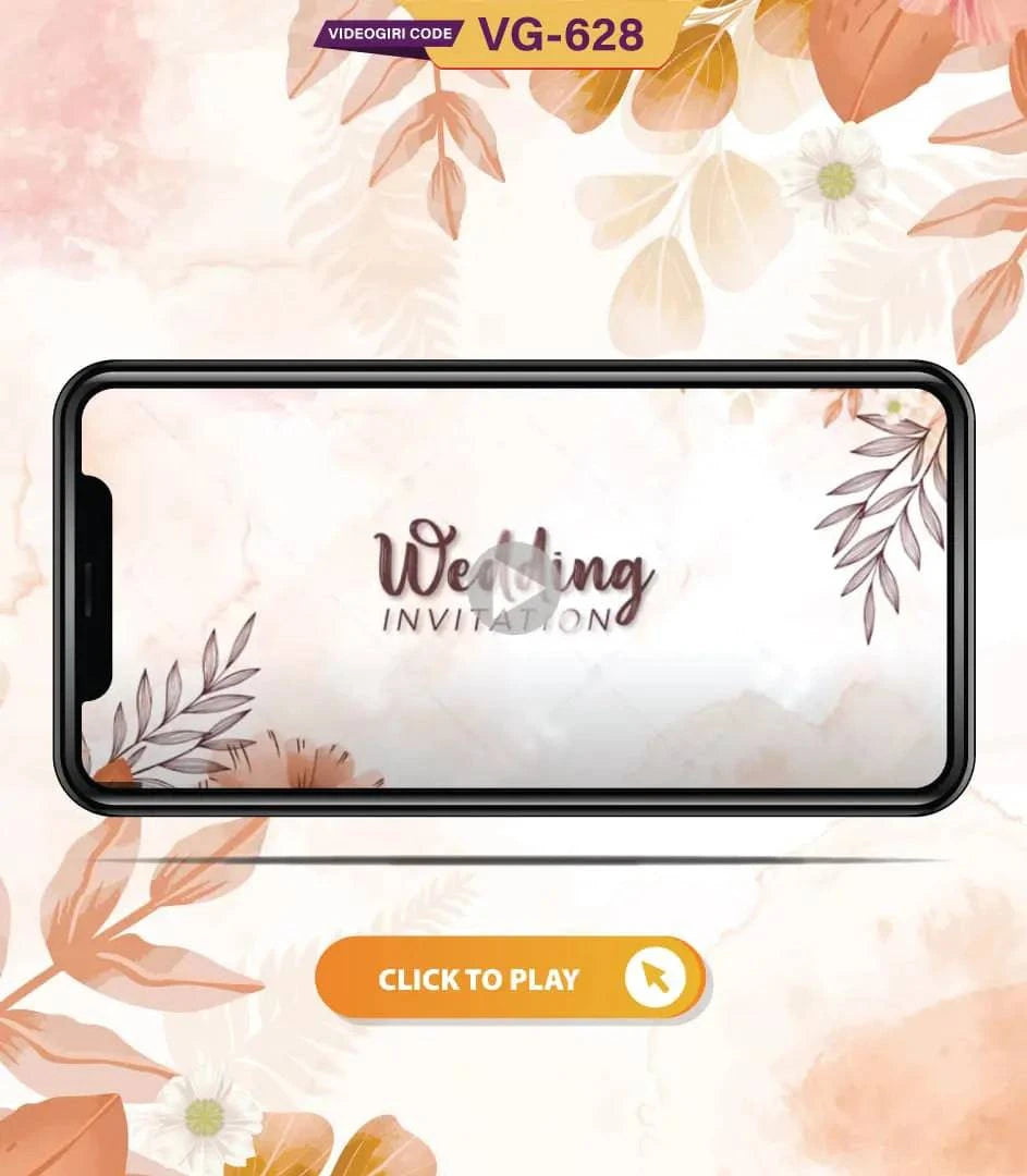 Floral Wedding Invitation