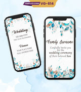 Floral Wedding Invitation Video Template