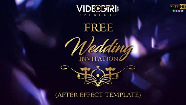 Free Wedding Invitation Video