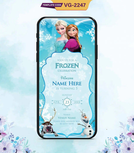 Frozen Birthday Party Invitation