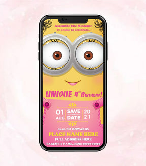Funny Minions Invitation Template