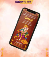 Ganesh Chaturthi Invitation Templates | VG-1841