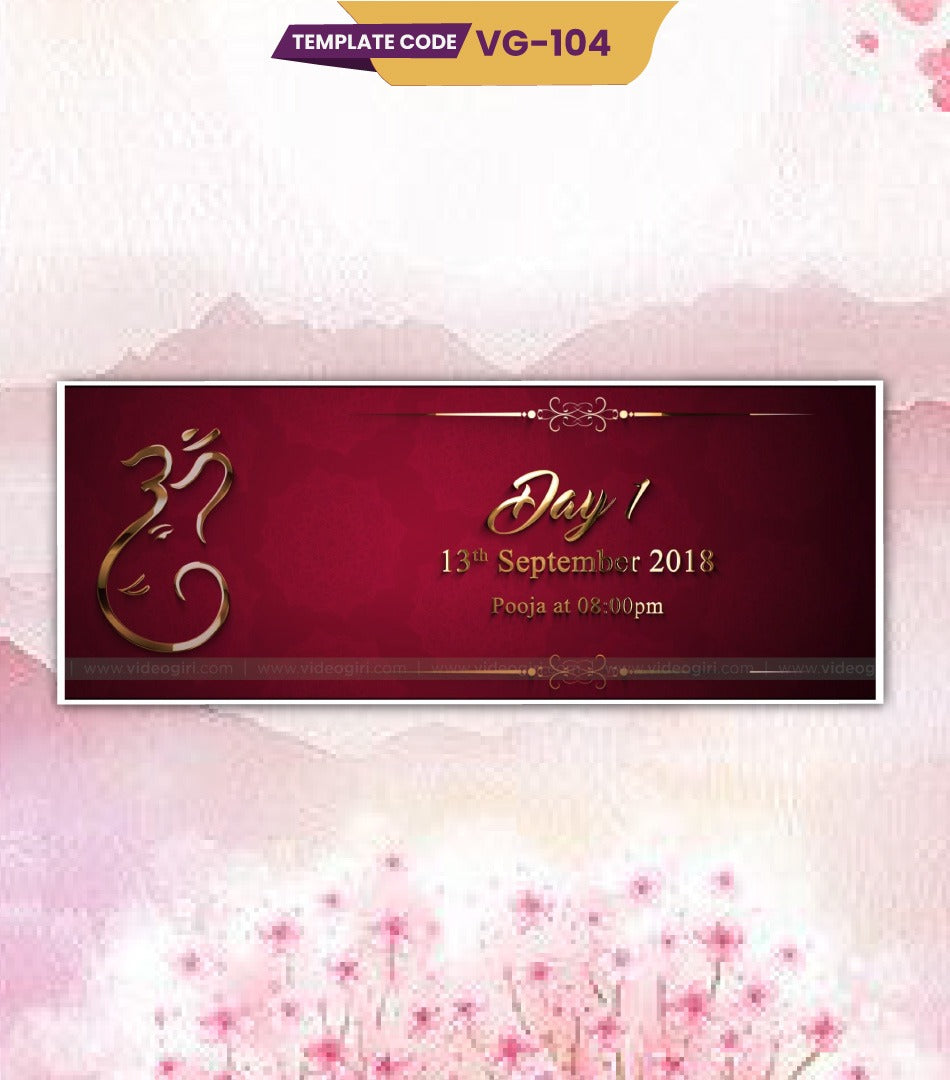 Ganesh Chaturthi Invitation Video 