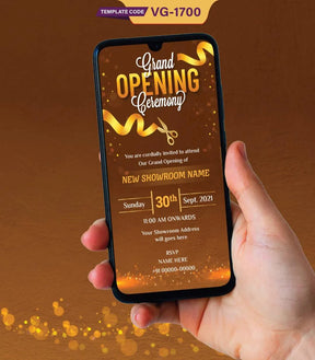 Grand Opening Invite Card