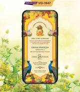 Griha Pravesh Satyanarayan Puja Invitation Template