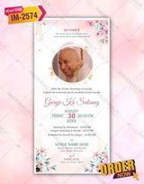 Guruji Satsang Invitation Card