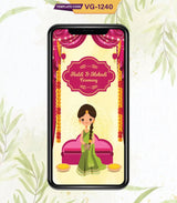 Haldi And Mehndi Invitation Card