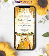 Haldi Invitation Card