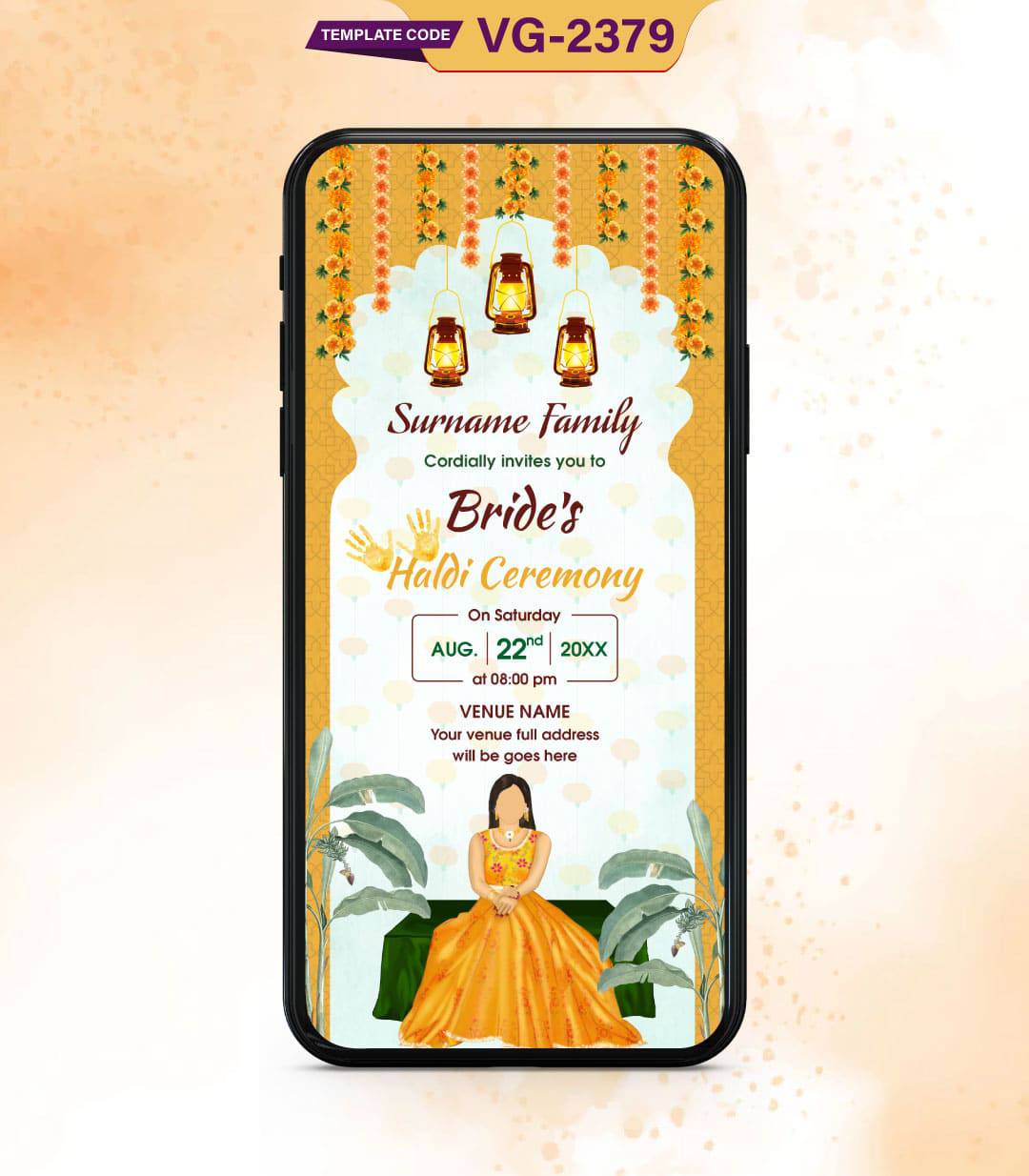 Haldi Kumkum Card Online