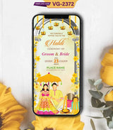 Haldi Kumkum Invitation Card