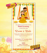 Haldi Ceremony Invite Card