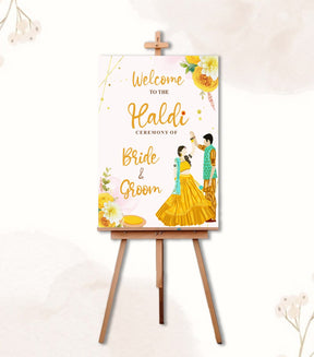 Haldi Signage Board Online