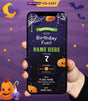 Halloween Birthday Party Invitations