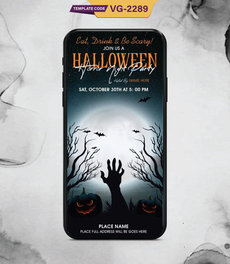 Halloween Party Invitation | VG-2289