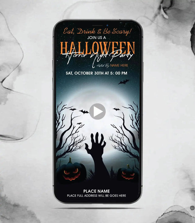 Halloween Video Invitation