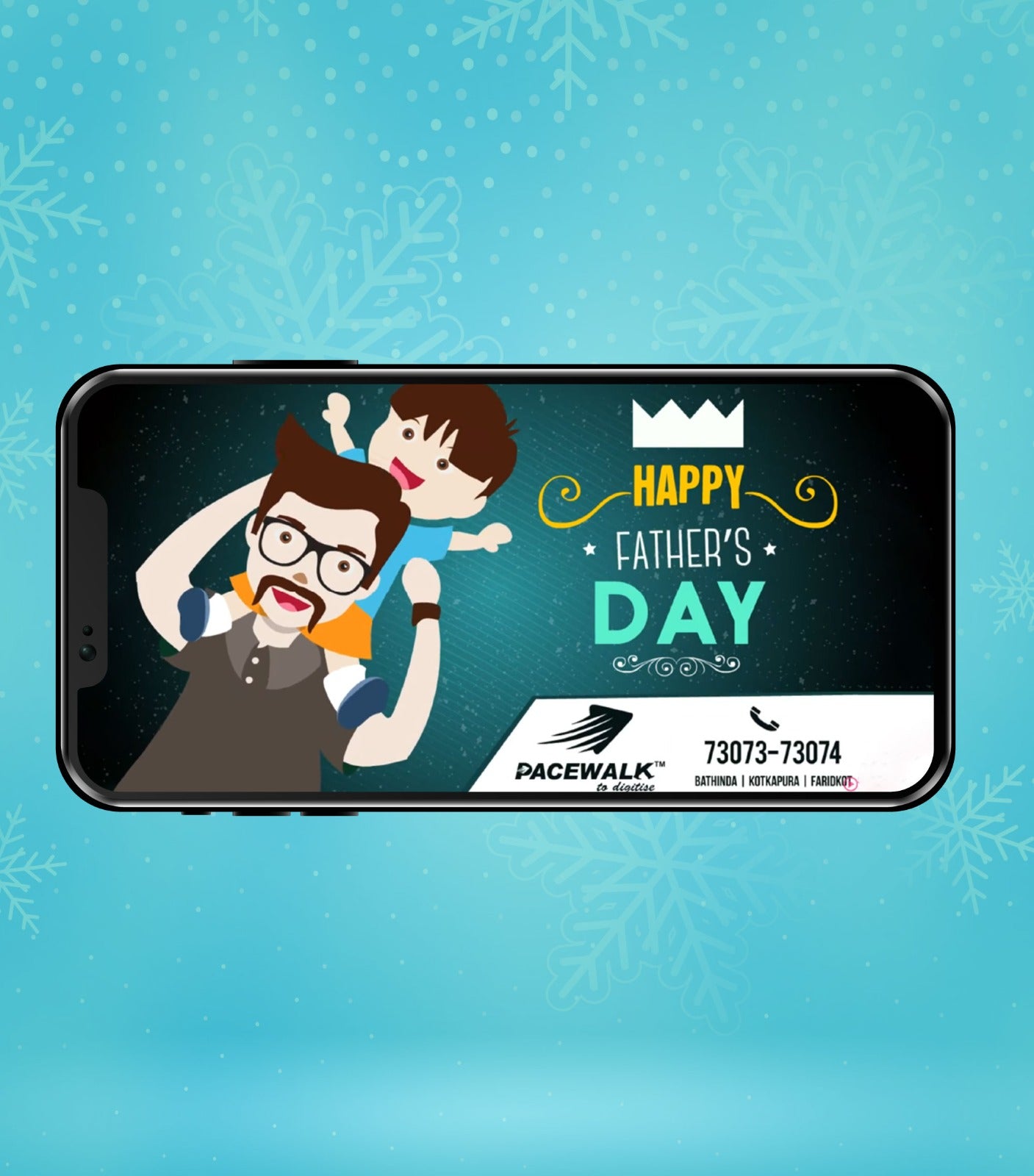 Happy Father’s Day Animation Wish (Greetings) for WhatsApp  Facebook  Social Media