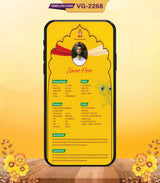 Hindu Marriage Biodata Template | VG-2268