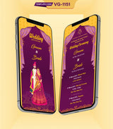 Hindu Traditional Wedding Invitation Card