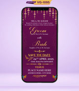 Hindu Wedding Invitation Card | VG-1095