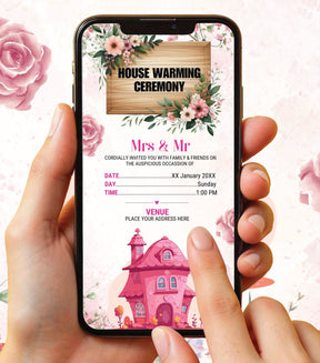 Housewarming Ceremony Invitation Card